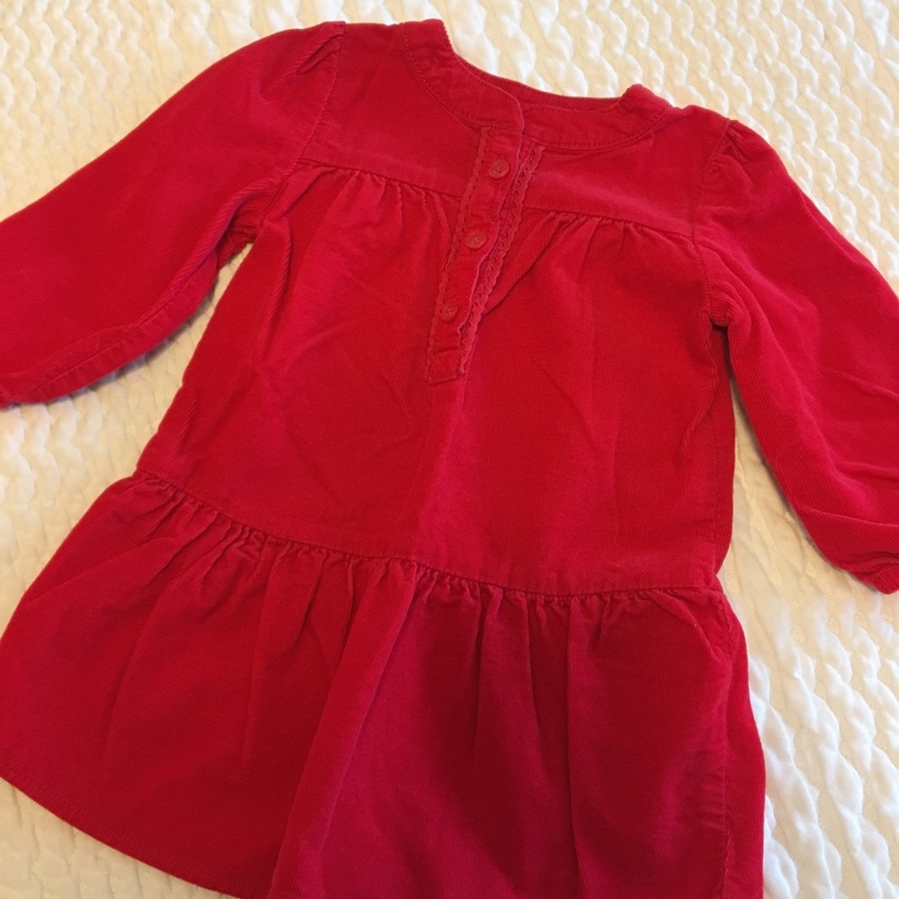 Old Navy Mini-Corduroy Shirt Dress, Sz 6-12Mo Rbig - Picture 2 of 6